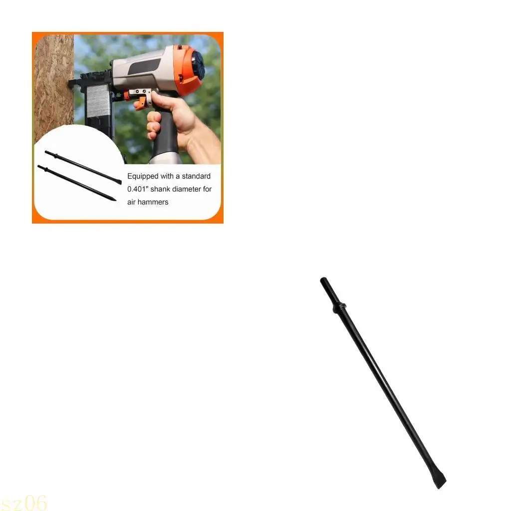 Q2Q4 14'' Long Air Hammer Chisels Concrete Breaker Tool Pneumatic Cold Chisels Set