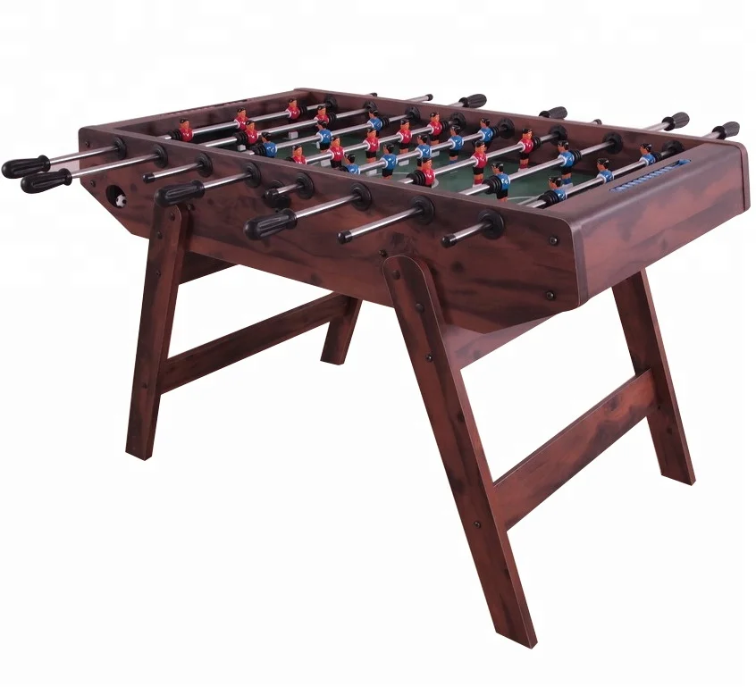 55 Inch Wood Color Table Football Machine Desktop Soccer Game Table for Sale