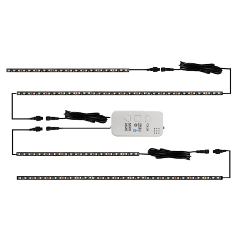 

Автомобильная симфония, шасси, приложение для управления голосом, цветное потоковое освещение, интерьер, атмосфера, Фотофон для грузовика внедорожника