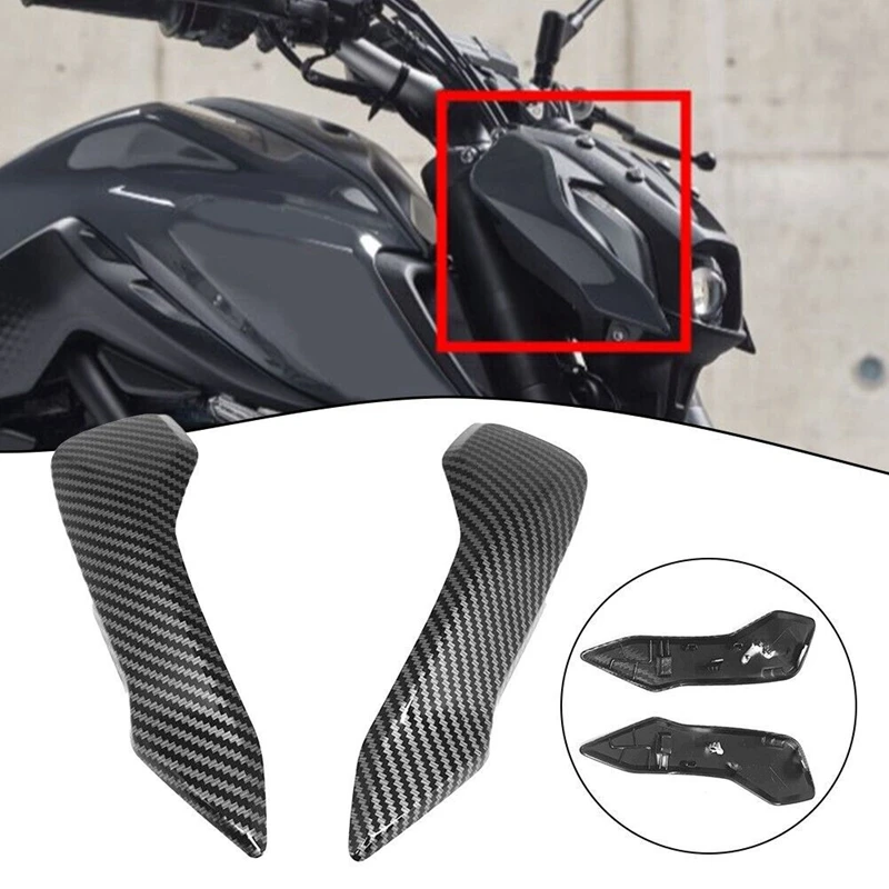 Motorcycle Headlight Fairing Upper Nasal Mask Front Steering Signal Bracket Accessories For YAMAHA MT-07 MT 07 2022-2023