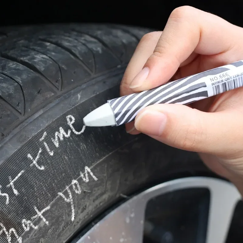 Waterproof Red Black Blue Car White Wheel Tyre Tire Repair Drawing Crayon Marker Pen Rubber Motorcycle Car Graffiti Tool Parts