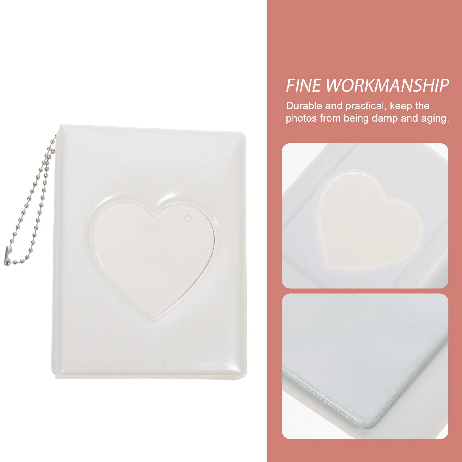 Prettyzoom Stray Stray Twice Album 3 Inch PhotoCard Binder Heart Picture Photocard Binder Love Heart Hollow Books Women Girls