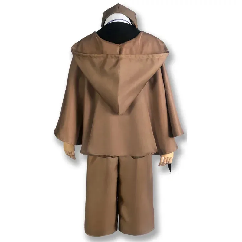 NewBungo Stray Dogs Edogawa Rampo Косплей Парик Унисекс Детективная Униформа Полный Костюм Хэллоуин Drag Party QV73872025