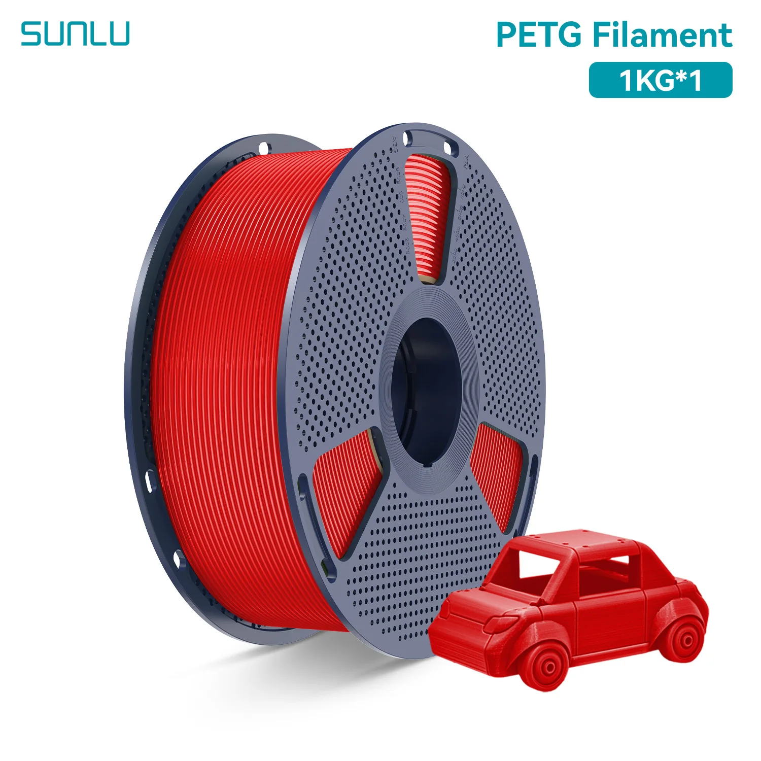 SUNLU PETG 1KG/2KG/3KG/5KG/10KG 3D-Drucker Filament 1,75mm Hohe Transparenz Toleranz +/-0,02mm DIY-Druck Lieferung 1-7 Tage