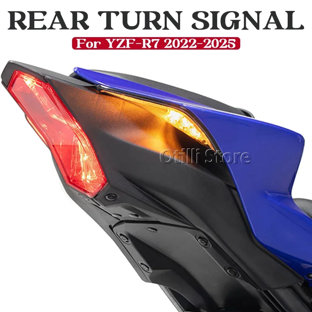 For Yamaha YZF-R7 2022-2025 Motorcycle LED Rear Turn Signal Light High Visibility Racing Tail Brake Lamp Plug And Play
