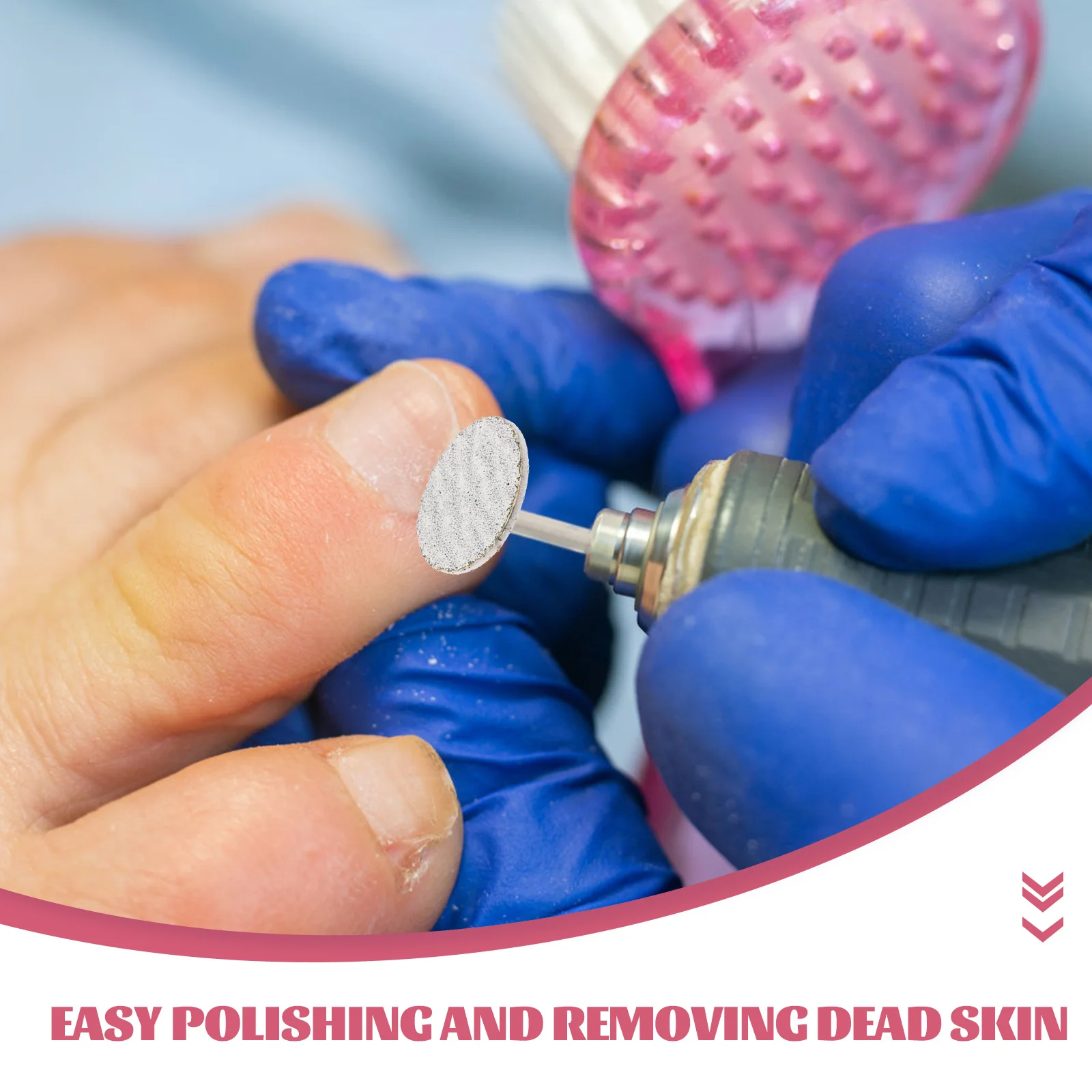 72-teilige elektrische Fuß-Hornhautentferner-Scheiben, Schleif- und Pediküre-Pads für Füße, Nagelwerkzeuge, Einweg-Rough Surfaceheel, abgestorbene Haut