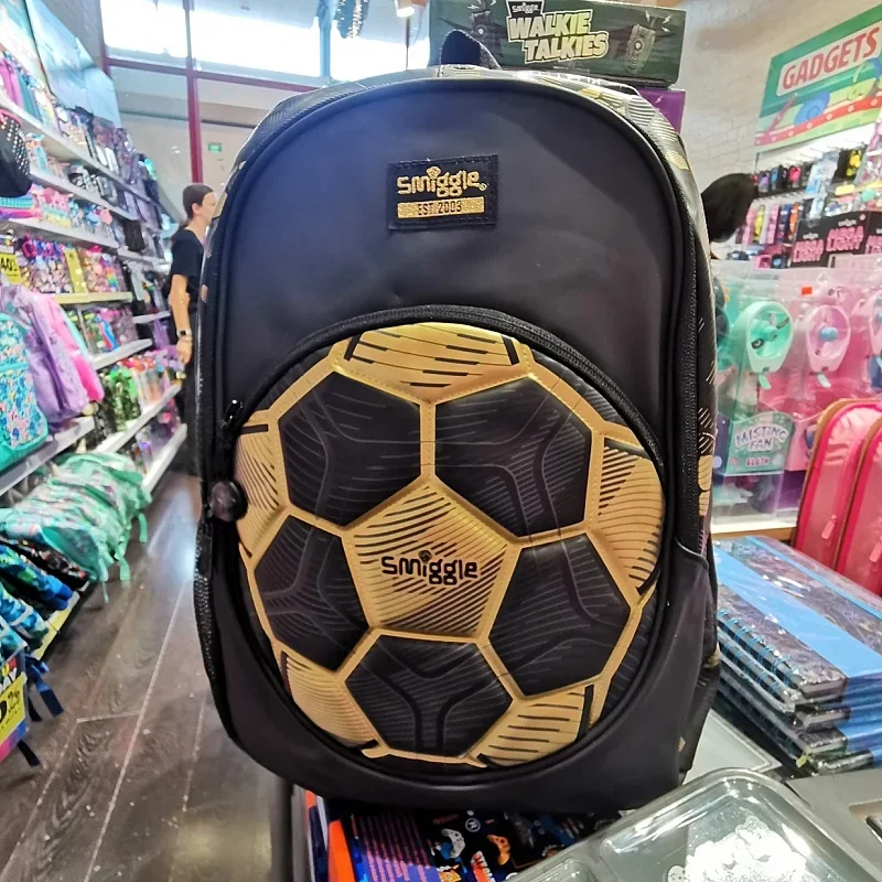 Nowy australijski Smiggle Gold Football 18. rocznica dzieci studenci lekkie tornistry o dużej pojemności długopisy torby kubki