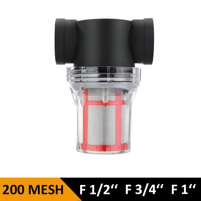 IBC tankı için 1/2 3/4 1 inç sulama filtresi dokunun adaptörü S60 Ton varil ortak bahçe sulama akvaryum pompası su tabancası süzgeç