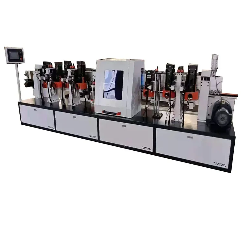 Automatic Woodworking Machinery Wooden Door Slotting Machine Step Slotting and Gluing Machine Wooden Door Slotting Machine