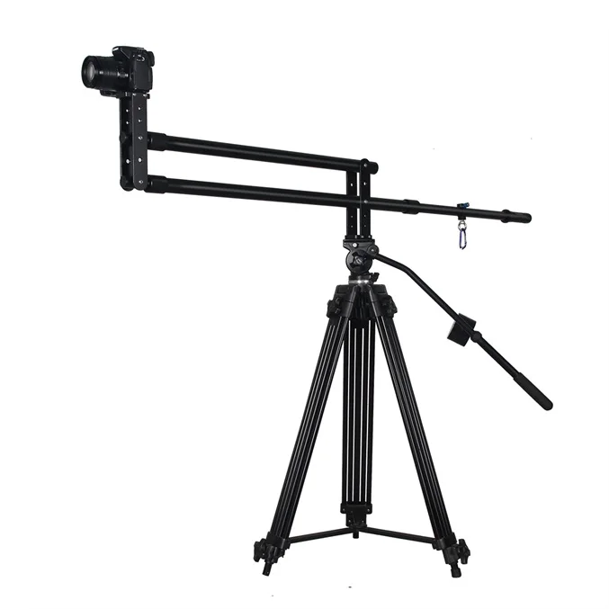 2M Foldable Extendable Compact Crane Photography Jib Crane Arm Aluminum alloy for DSLR Camera Video DV Max Load up to 5kg