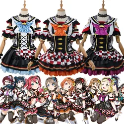 Love Live Sunshine Aqours New Year Takami Chika Ohara Mari Kurosawa Ruby Dia Outfits Customize Anime Cosplay Costumes