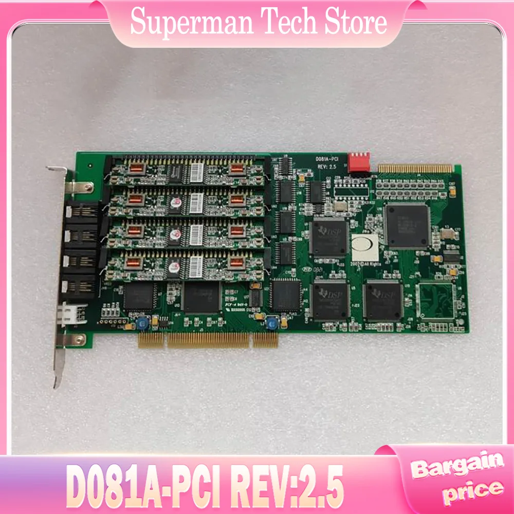 

D081A-PCI REV:2.5 DONJIN-DN081A-4F Voice Cassette Four Modules Switch control signal sensor