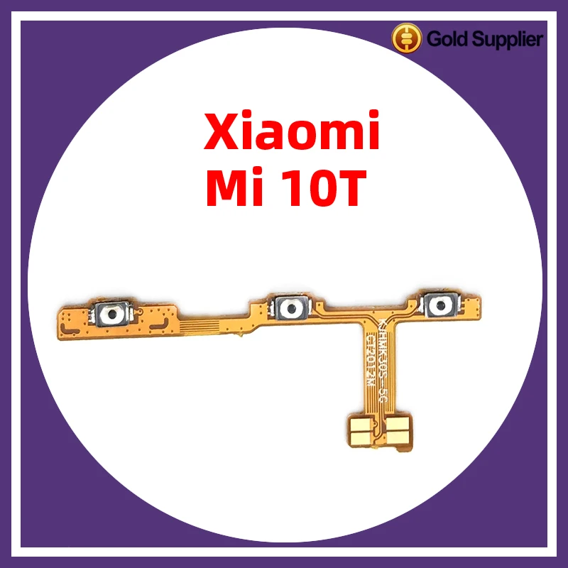 

For Xiaomi mi 10T Power ON OFF Volume Camera Key Button Switch Flex Cable Replacement