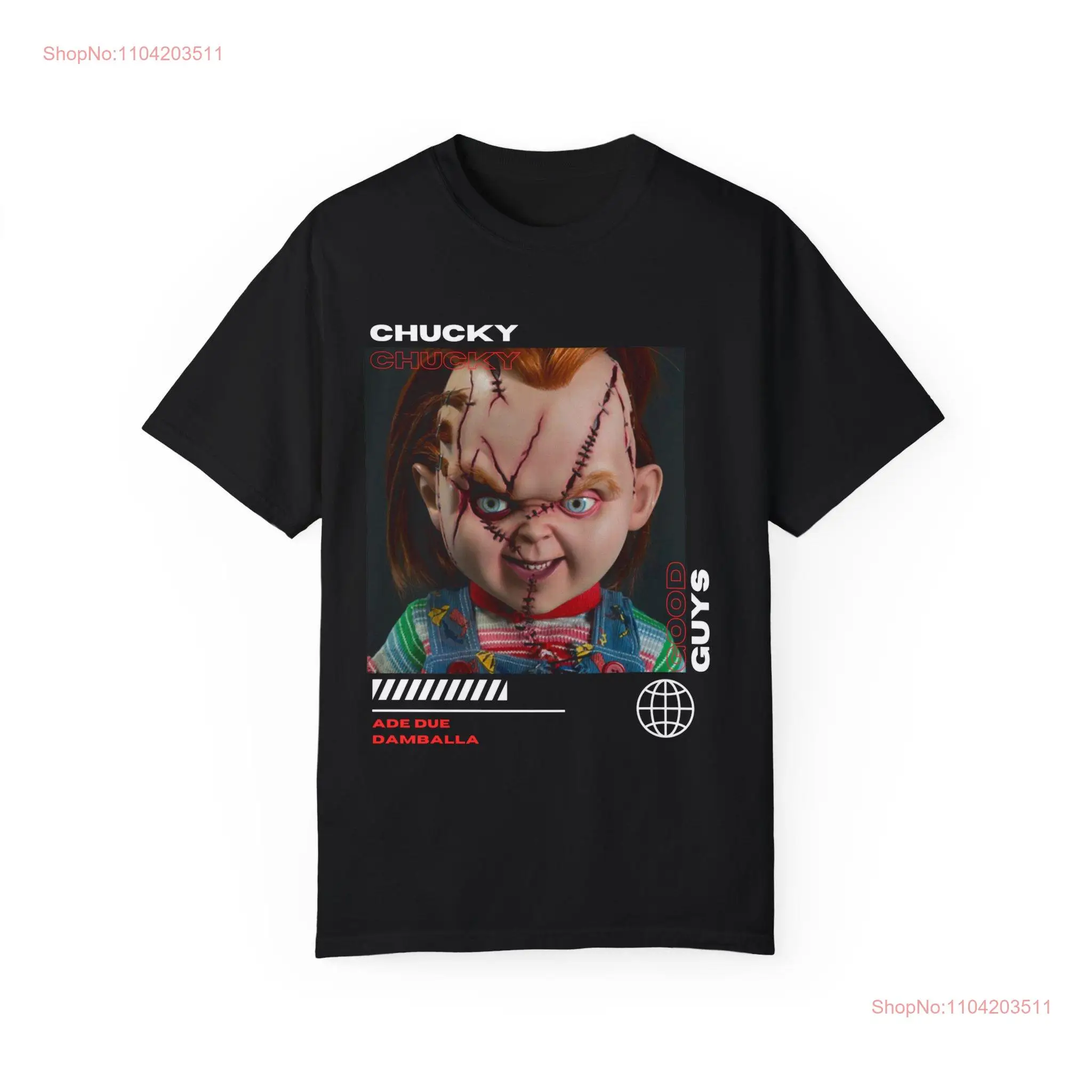 T shirt Chucky Bride of Horror s Comfy Fit Style long or short sleeves