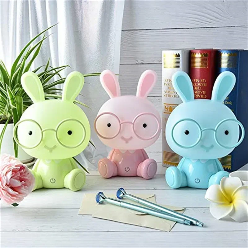 Cartoon LED Night light Baby Kids Room Bedside Table Desk Lamp Kids Gifts For Bedroom Decoration Lighting