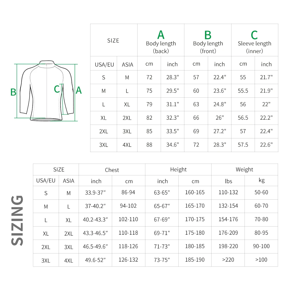 WOSAWE Winter Cycling Jacket Thermal Fleece Clothing Coat Water repellent Windproof Reflective Cycling Jersey Men Sportswear