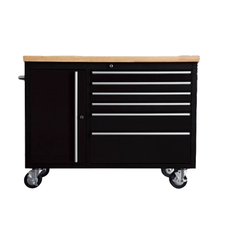 48inch Powder Coated Rolling Tool Box Cabinet Tool Trolley Storage Metal Storage Cabinets For Garage