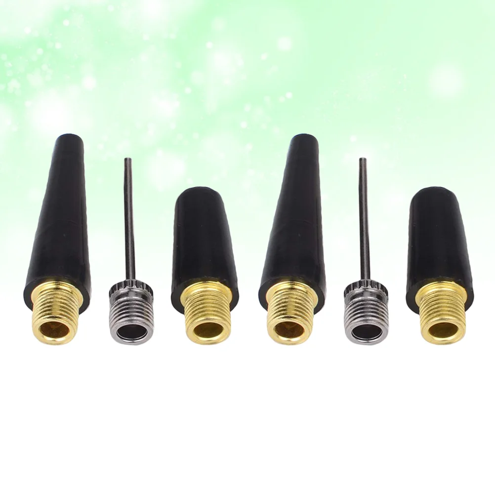 2Pcs Pump Adaptor Adapter Converter Pieces Needle Connectors for Sports Soccer Basketball Football ball pump needles