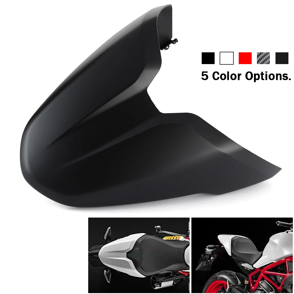 

Motorcycle Rear Passenger Pillion Seat Cowl Fairing Cover for Ducati Monster 797 821 2017- 2022 / 1200 2014- 2022 ABS Plastic