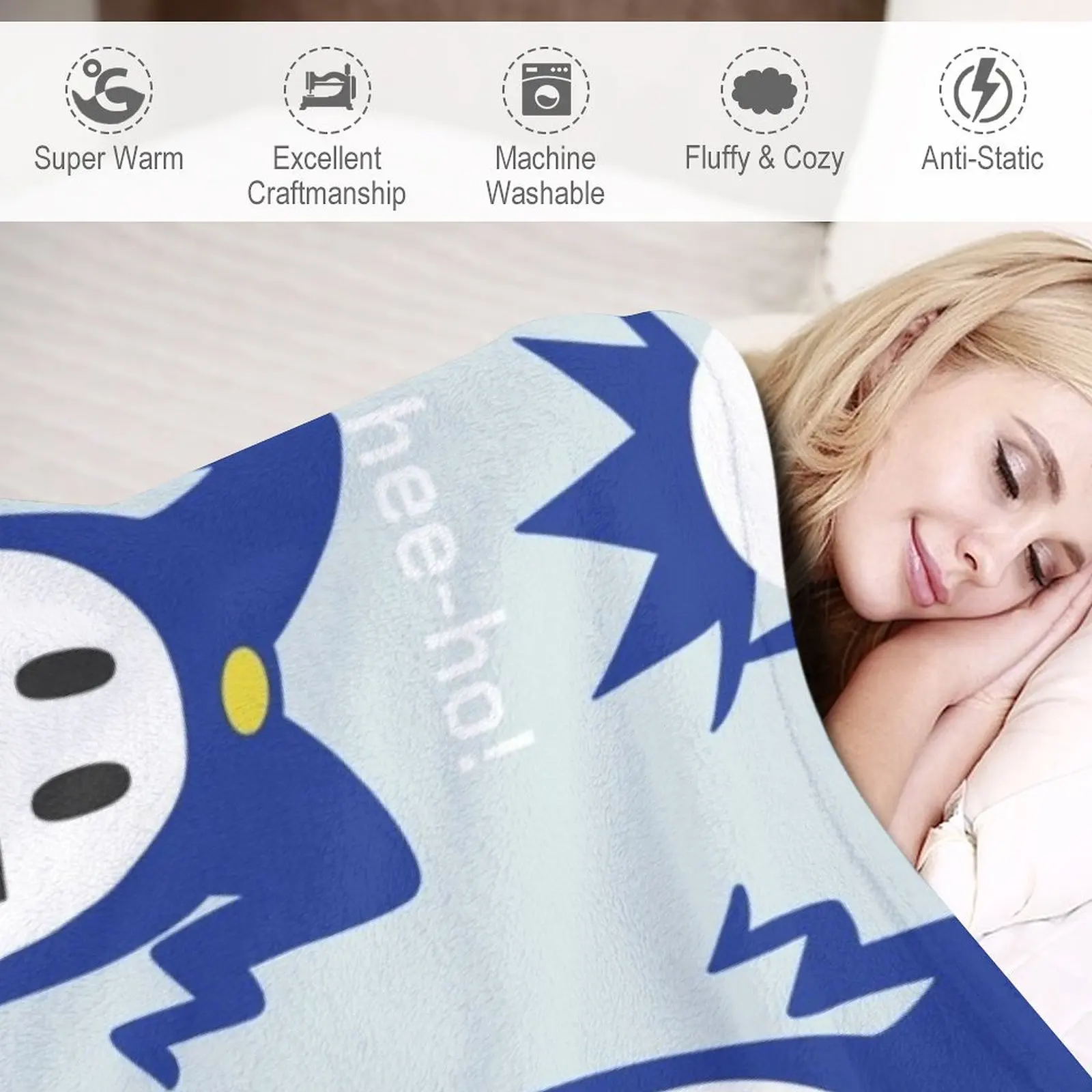 Jack Frost Shin Megami Tensei Throw Blanket Luxury Thicken Blanket Furry Blanket Sofa Quilt Luxury Throw Blanket