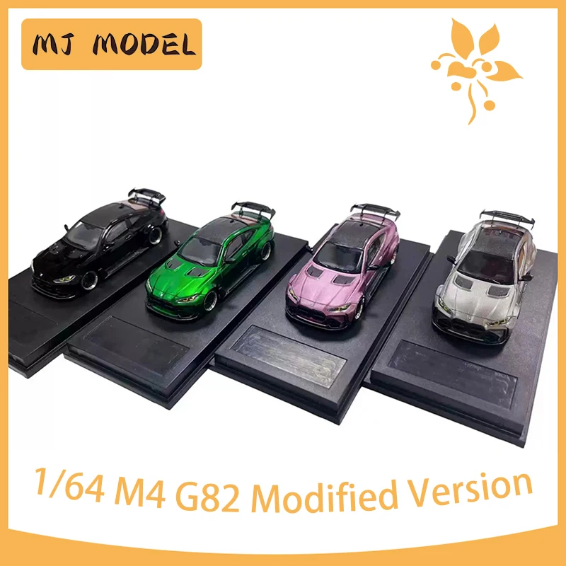 Pre-sale MJ Model 1/64 Scale M4 G82 Modified Version Alloy Simulation Car Model Ornament Souvenir Display Collection Hobby Gift