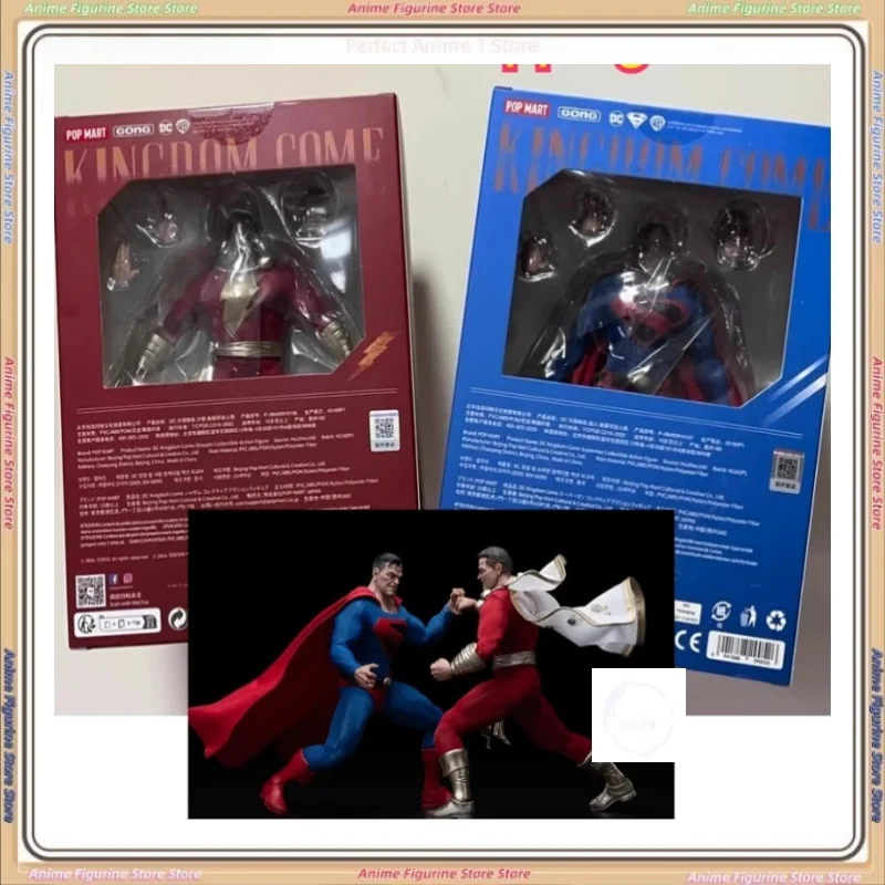 

In stock Resonance GONG The coming of heaven Superman Shazam 1/12 action figures in common clothes Collect gifts