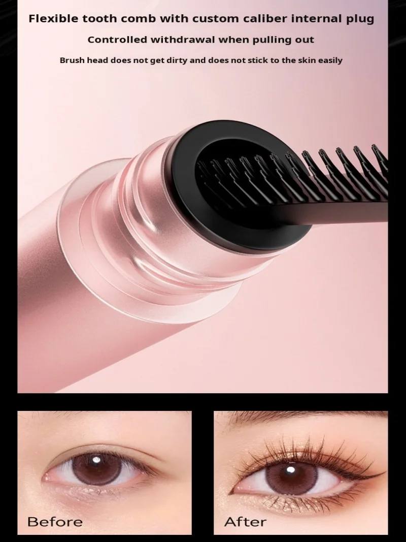 Mascara waterproof non smudging slimming curling thick lengthening styling long-lasting non-removal of makeup mascara