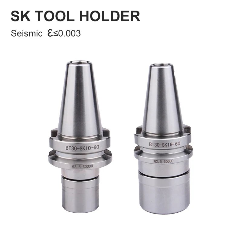 Precision 0.003 BT30 NBT30 Tool Handle SK10 SK16 Tool Holder CNC Machine Tool Center Milling Machine Fixture For Engraving Tools