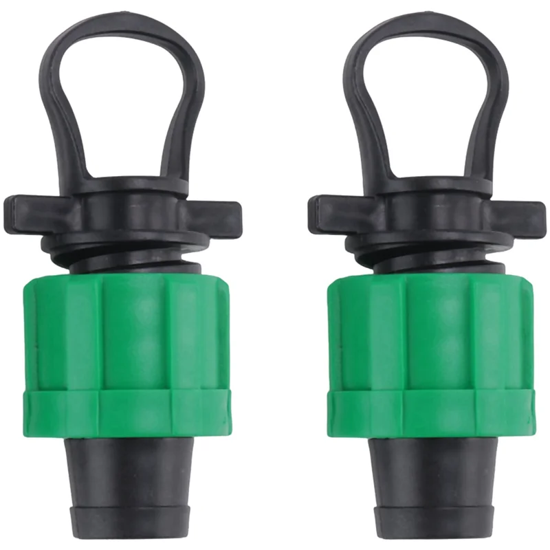 

A88Z 5X Drip Irrigation Tubing End Cap Plug 1/2 Inch End Cap Fitting, For With 16Mm Drip Tape Tubing Sprinkler System