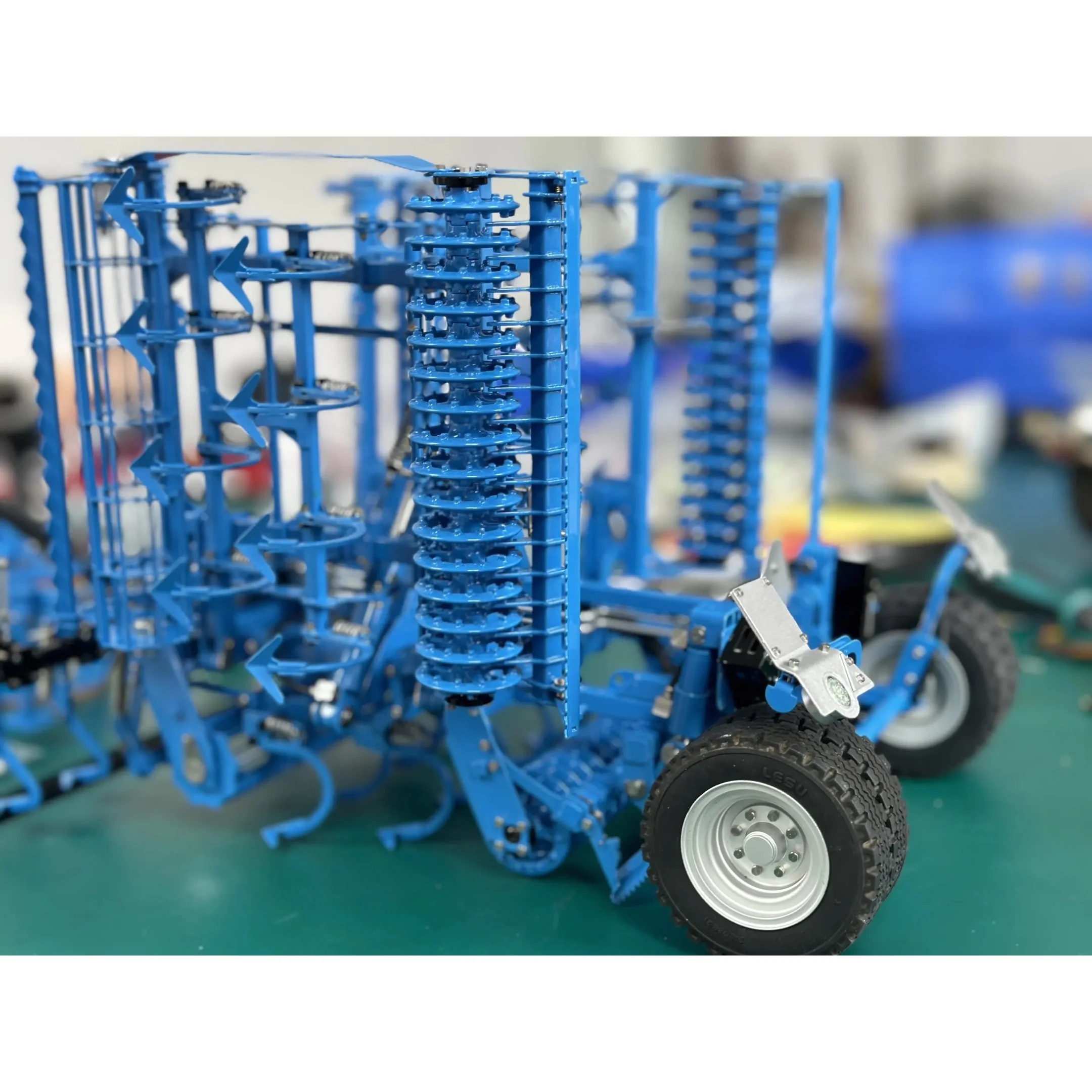 K500 – Kit de plantation de Machine de préparation du sol, semis en métal, pour LESU 1/14 RC, tracteur de voiture agricole hydraulique AOUE 1050