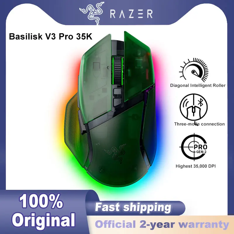 【中古】Razer BASILISK V3 PRO Razer Basilisk V3 Pro Wireless Gaming Mouse for sale online | eBay
