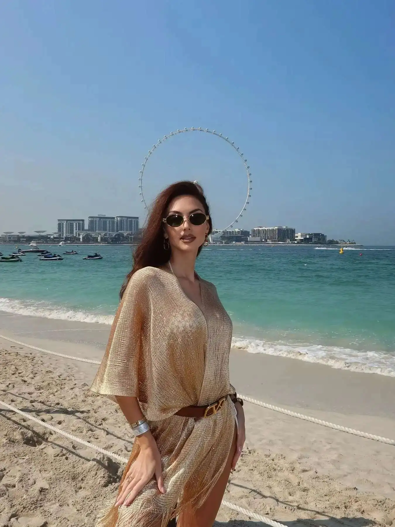 Women Swimsuit Cover Ups Shawl-Collar Caftans Tunic Dress Robe De Plage Solid Tassel Pareo Beach Cover-Ups