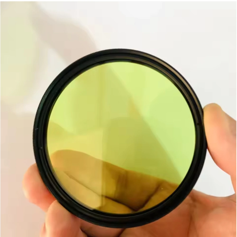 Multiple Sizes 24/ 25/52/67mm With Frame Ring Visible And IR Pass Light Green Color Filter Glass LB9 For Camera Photography