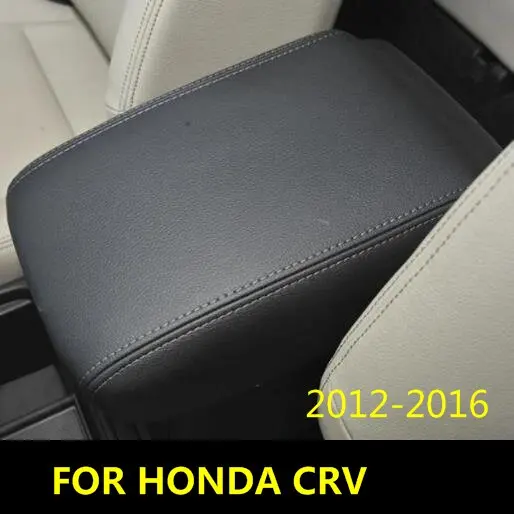 Customzied Microfibre Leather Center Armrest Cover For Honda CRV CR-V 2012 2013 2014 2015 2016 Car accessories interior