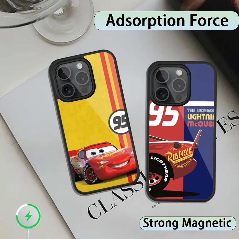 Cool Cars 95 Phone Case For Magnetic Inductive Charging iPhone 12 13 14 15 11 Plus Max Pro Mini Shell