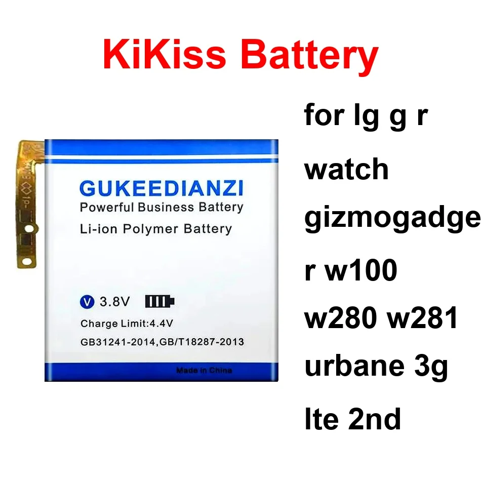 

Долговечная батарея для часов BL-S3 BL-S1 BL-S5 550-900 мАч для LG G R Gizmogadget W100 W280 W281 Urbane 3G Lte 2ND