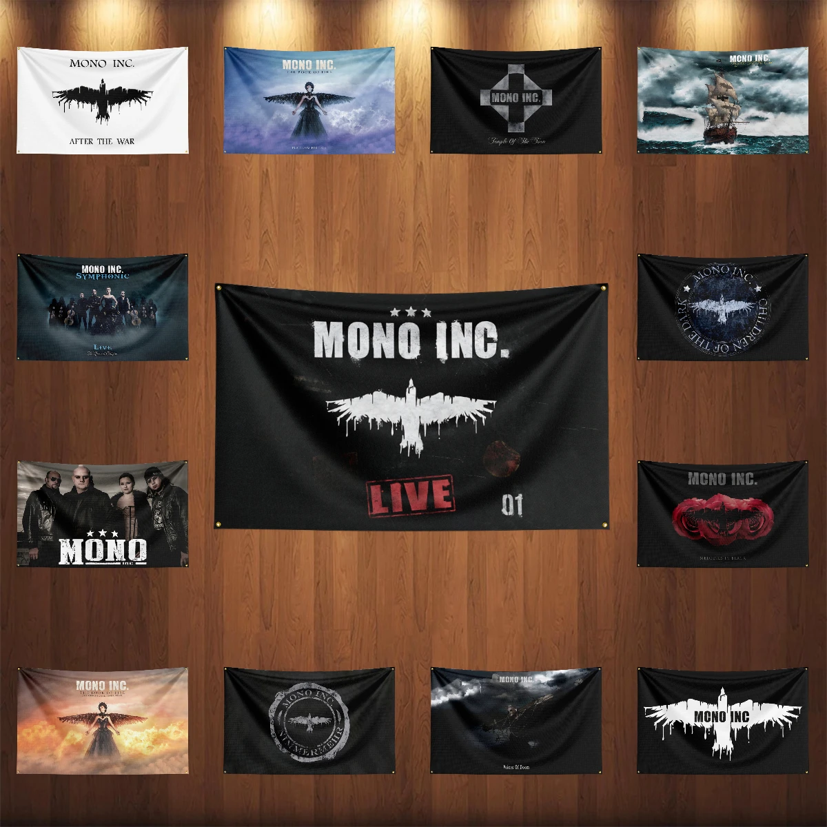 

3x5 Ft Heavy Rock Band M-Mono-Incs Flag Polyester Digital Printing Banner for Bedroom Wall Art Out Door Tapestry Decora
