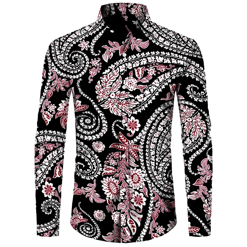 Chemise graphique personnalisée imprimée en 3D pour hommes, cardigan à revers décontracté, haut de grande taille, mode de rue, extérieur, printemps, automne, nouveau