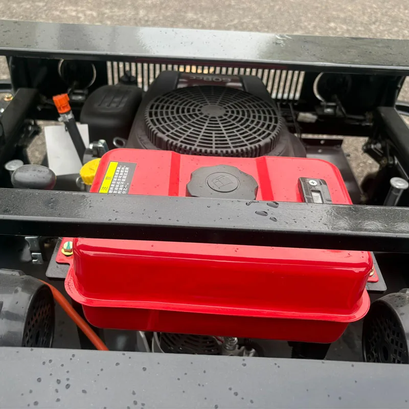 Customized Remote Control Tank Track Lawn Mower Industrial 4-Stroke Snow Removal Mower Snow Plow for DIY Snow Removal