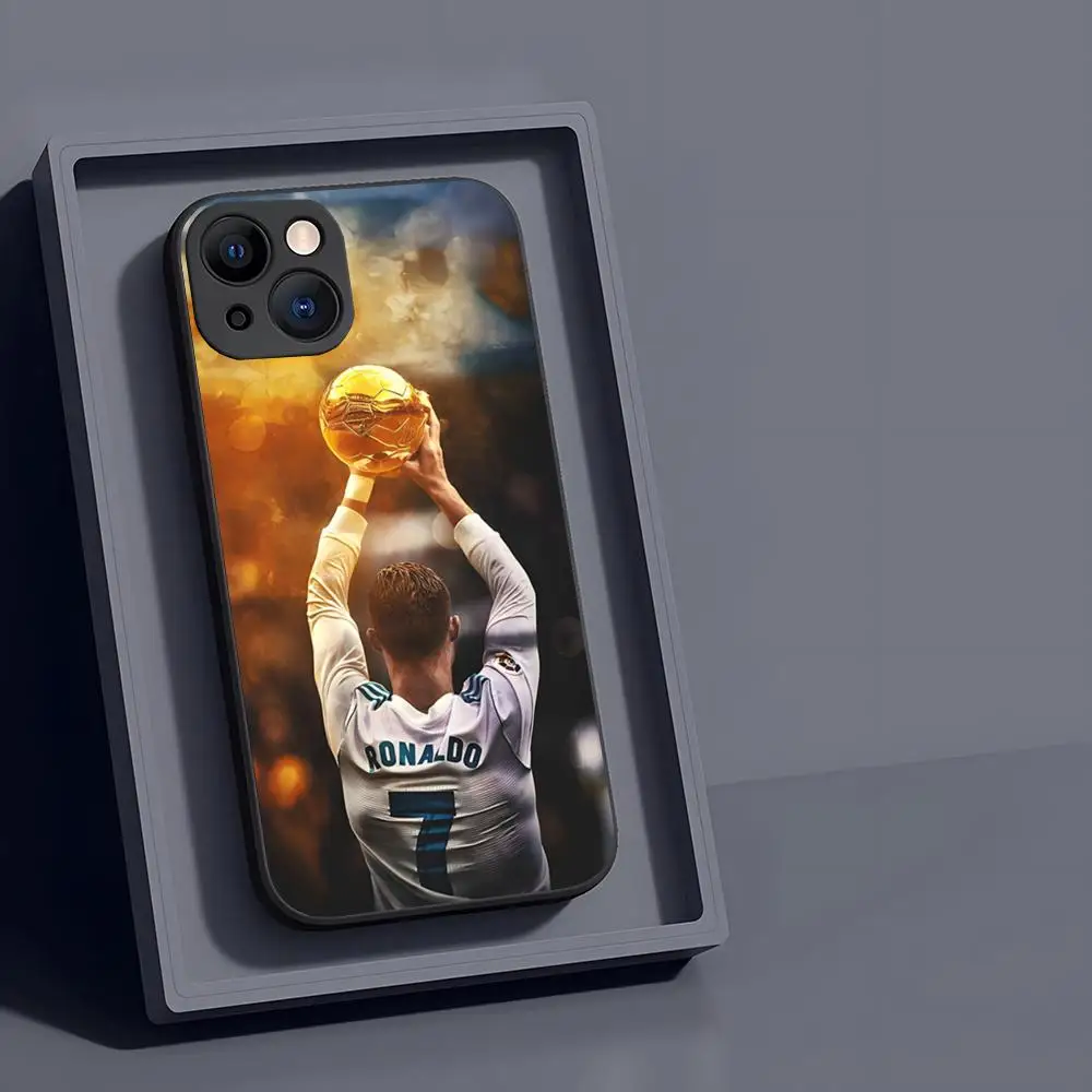 CR7 Football Star R-Ronaldo Phone Case for iphone 15 Pro Max 14 Mini 13 12 11 X Xr Xs 15 8 Plus Luxury Soft Back Cover