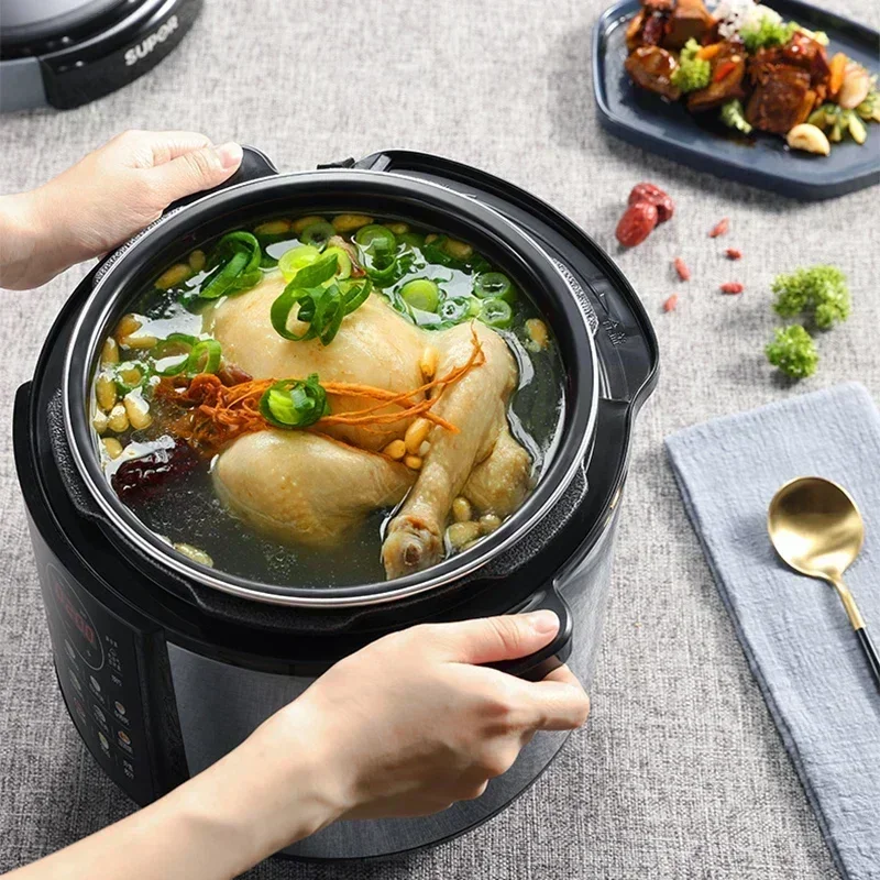 SUPOR Electric Pressure Cooker 5L Two Tanks High Quality Electric Rice Cooker Graphic Display Multifunction Menu Electric Cooker