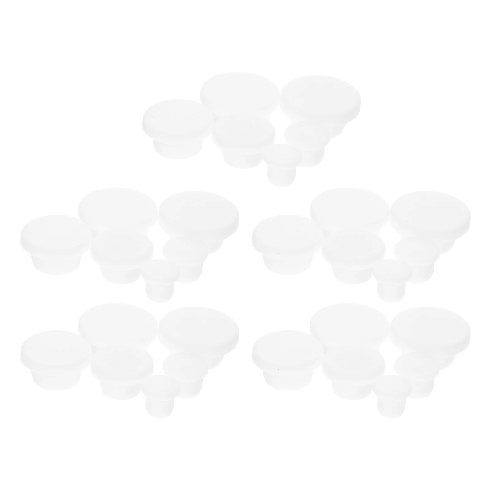 

30 Pcs Multi-diameter Silicone Hole Plug Water Bottles Seal for End Cap Caps Sealing