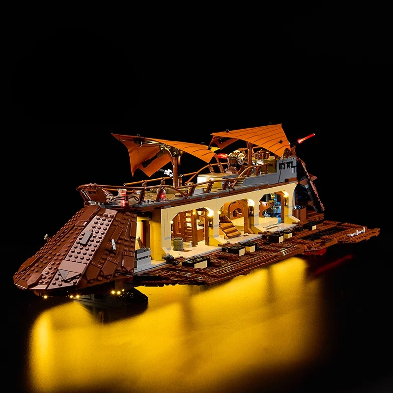 No Model Led Light Kit for Jabba's Sail Barge 75397