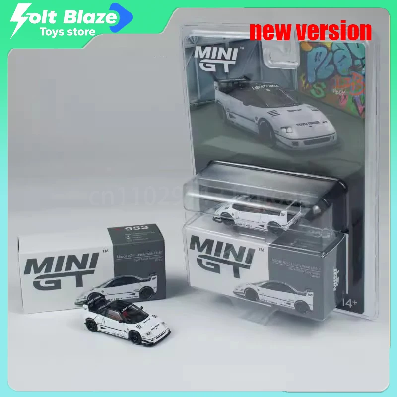 

MINI GT 1/64 LB Mazda AZ1 Liberty Walk LB40 Widebody Modified Alloy Car Model Simulation Collection Cars Model Boy Birthday Gift