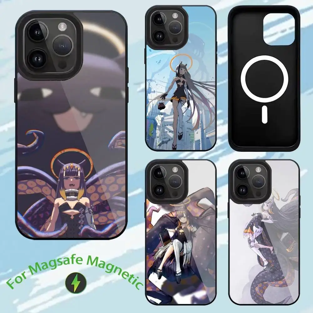 

Ninomae Ina Nis Phone Case For iPhone17,16,15,14,13,12,11,Plus,Pro,Max For Magsafe Wireless Charging case