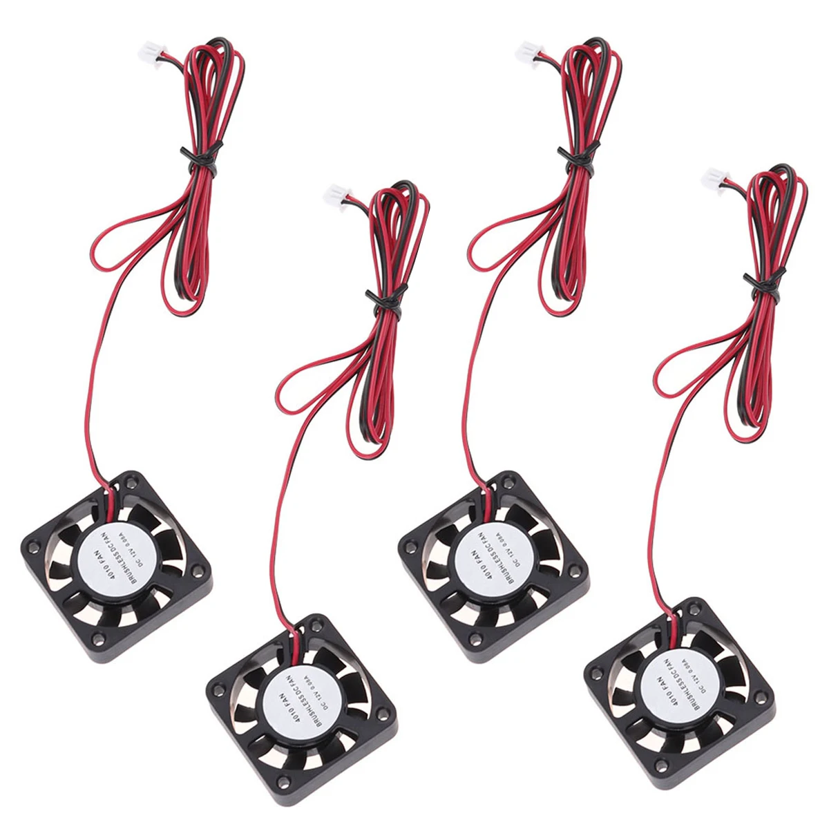 

4 Pcs Cooling Fan for DIY Printer Small Nozzle Pin Connector 3D High Heat Dissipation