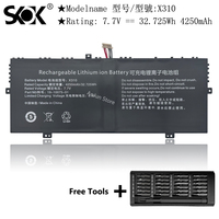 7.7V 4250mAh X310 19-10075-01 Laptop Battery for JUMPER EZbook X3 AIR 8128 JNB13 for CHUWI LarkBook CWI509 8Lines