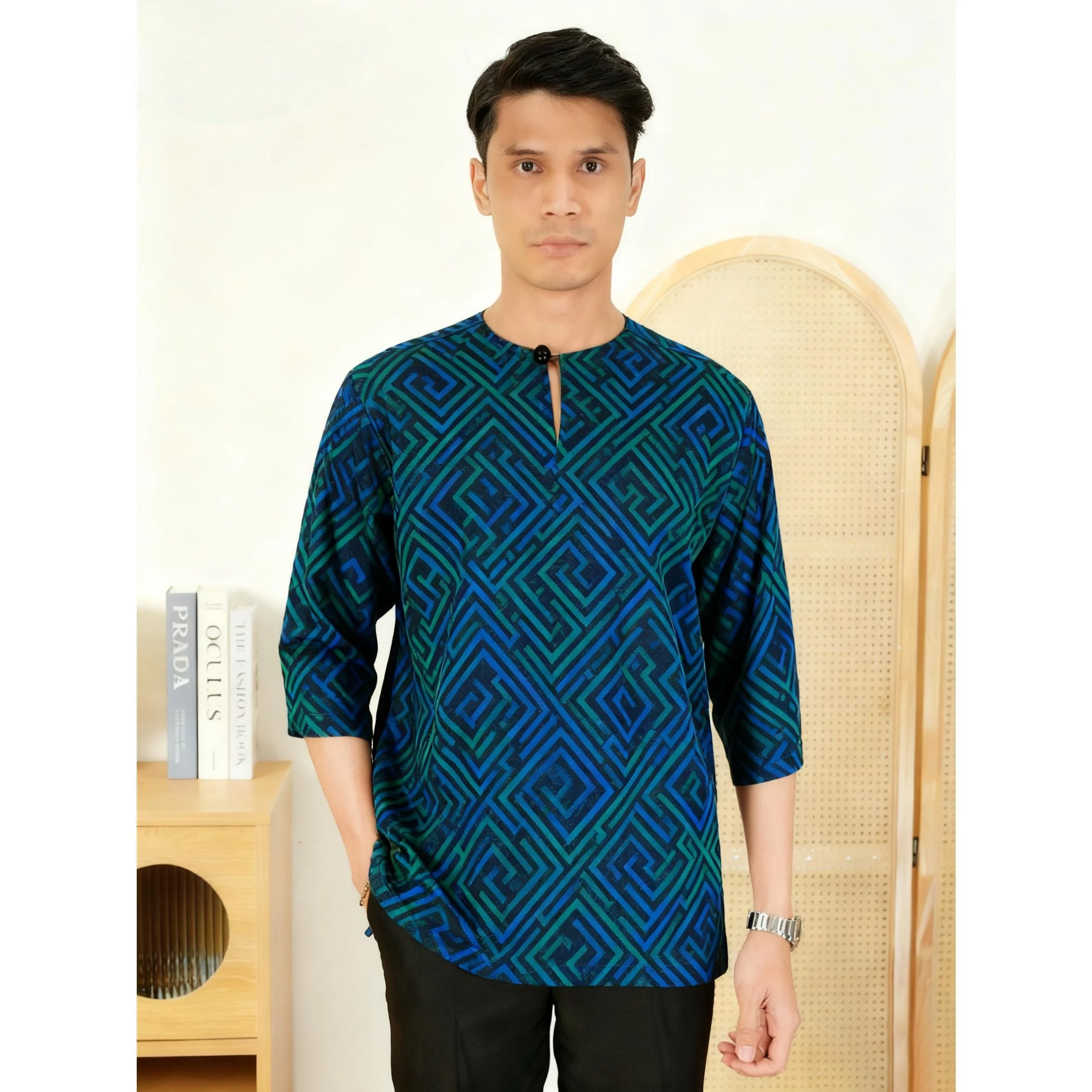 2026 عباية ثوب عربية على الطراز الوطني هينلي النطاقات عادي ثوب تي شيرت مسلم ثوب بأكمام قصيرة الشرق الأوسط روبا أرابي دي