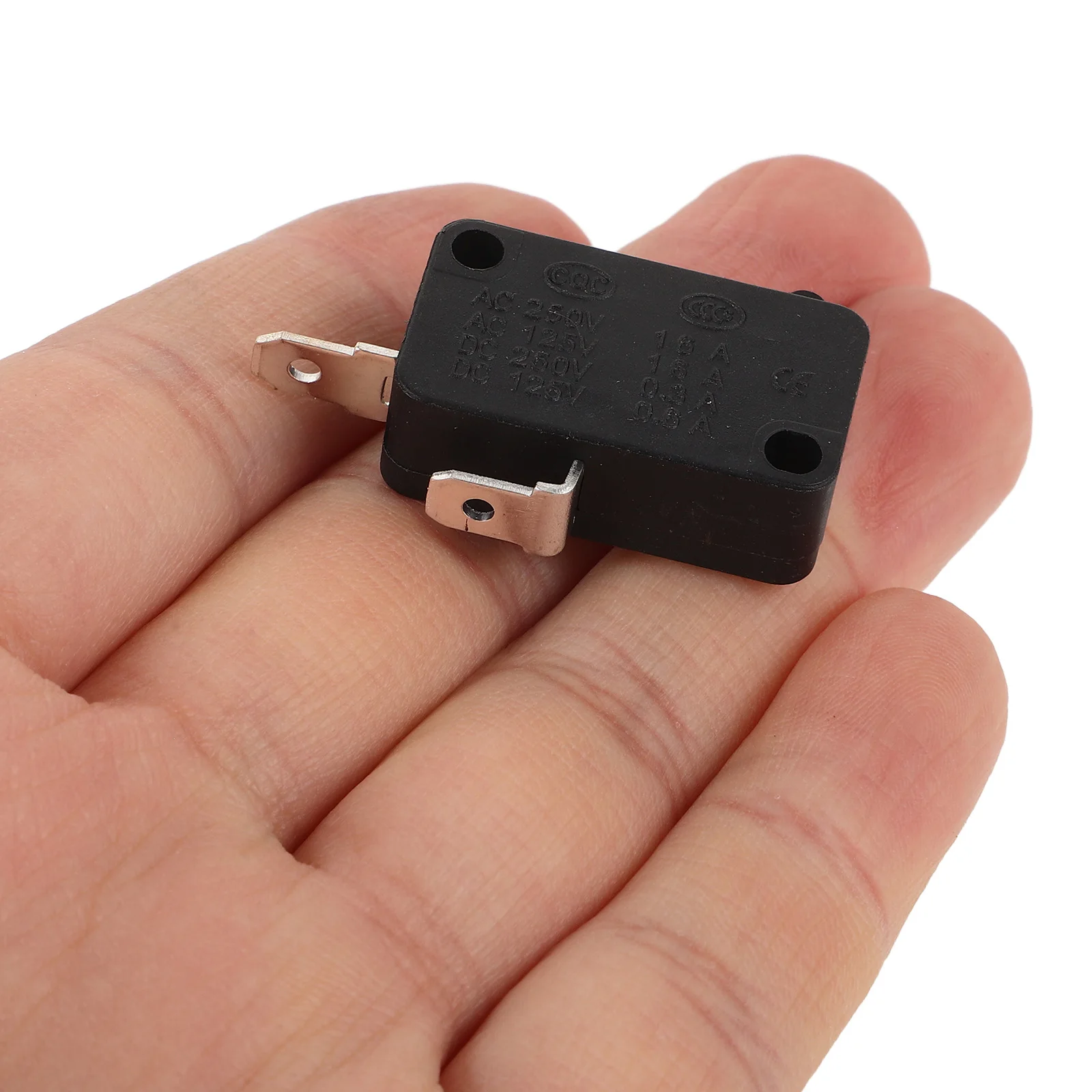 

2pcs Microwave Door Switch Replacement Part for Rice Cooker Oven Normally Open Black Stable Material Easy Install Long