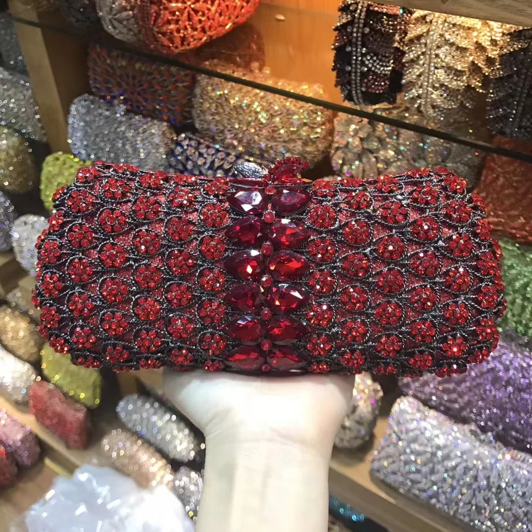 

XIYUAN золотые/серые/красные/серебряные вечерние сумки с большим камнем, свадебные клатчи со стразами, сумки и кошельки, вечерние клатчи